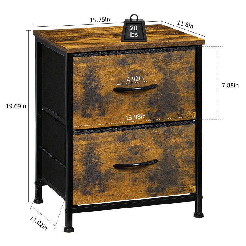 Commode Bicate, Brun