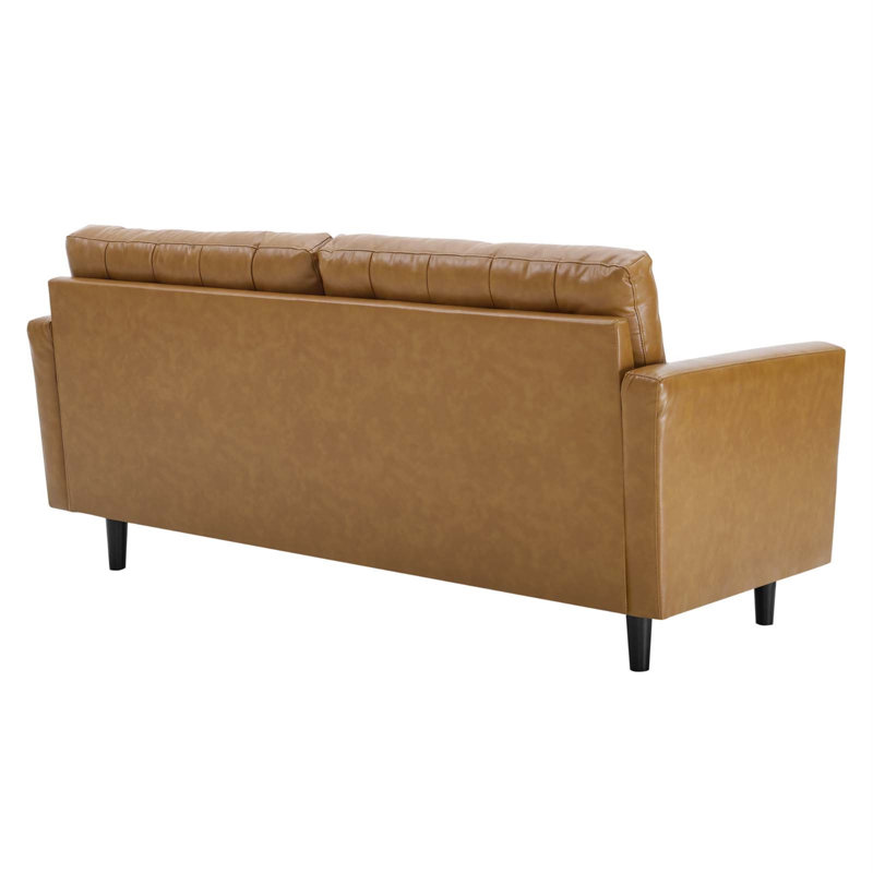 Modway Exalt Tufted Vegan Leather Sofa