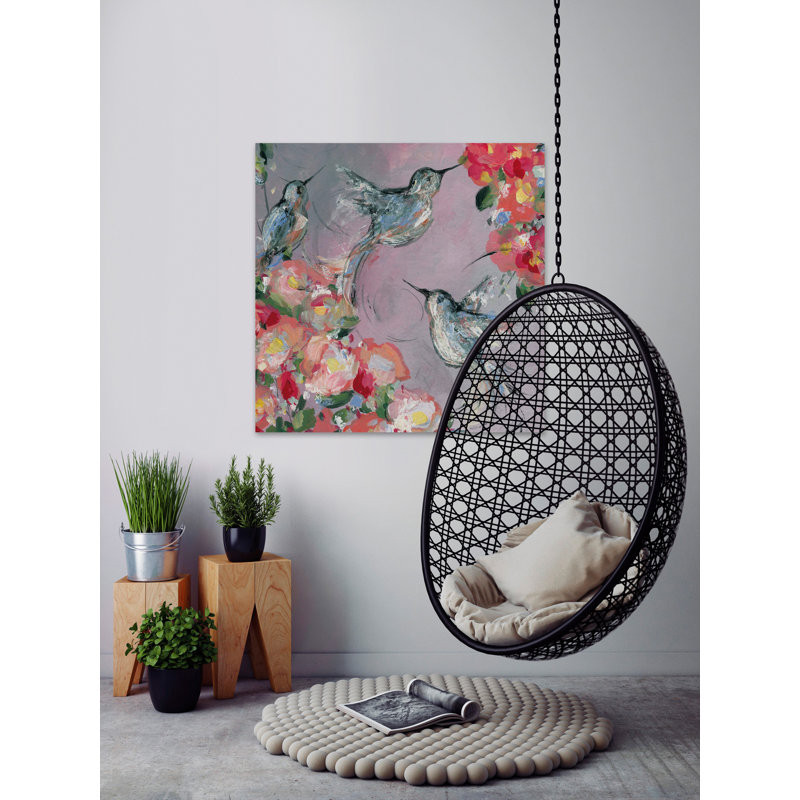 «Whimsical Garden», reproduction sur toile, H 40 po x l 40 po x P 1,5 po
