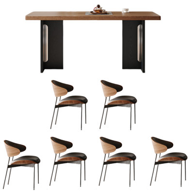 Retro and simple dining table