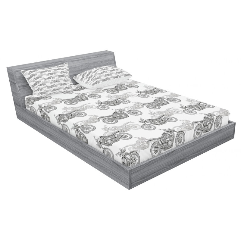Microfiber Sheet Set, Full Sheet Set with Fitted Sheet
