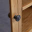 Aibek TV Cabinet 110x35x44 cm Solid Oak Wood