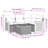 Vidaxl Garden Sofa Set Black, Cream White