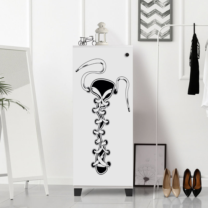 16 Pair Shoe Storage Cabinet