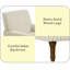 Fauteuil rembourré confortable en velours côtelé-407090673