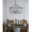 4 - Light Lantern Geometric Chandelier