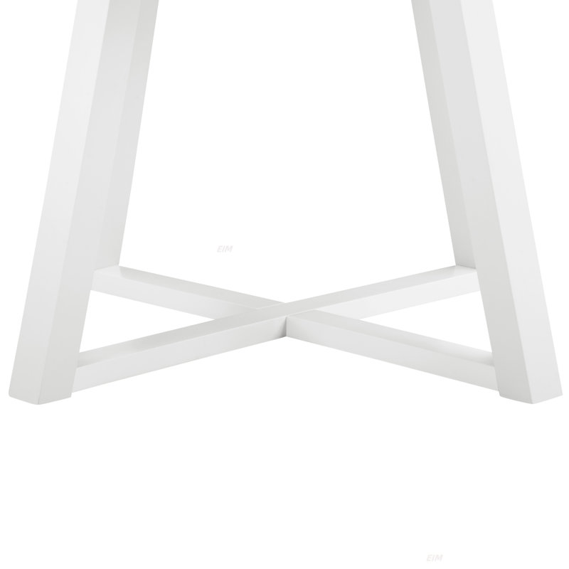 Table de salle à manger à tréteaux Varna, 1 table, 4 chaises, Gris