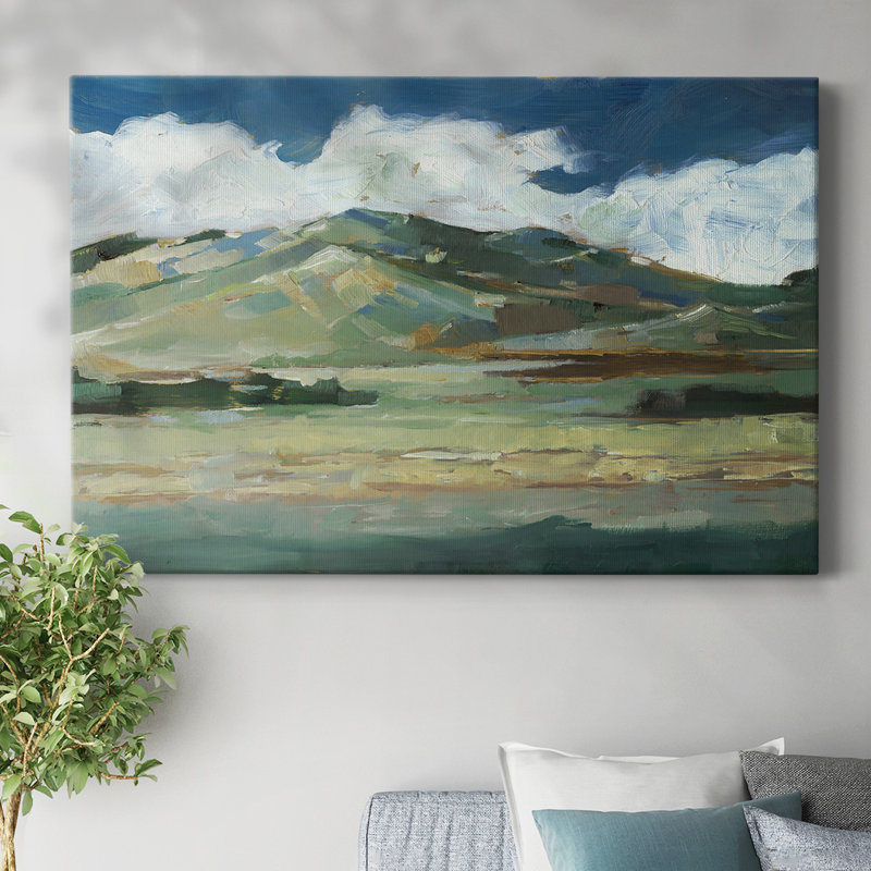 Western Sky II - Toile tendue avec châssis, H 12 po x l 18 po