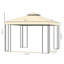 Villanueva 3m x 3m Metal Patio Gazebo