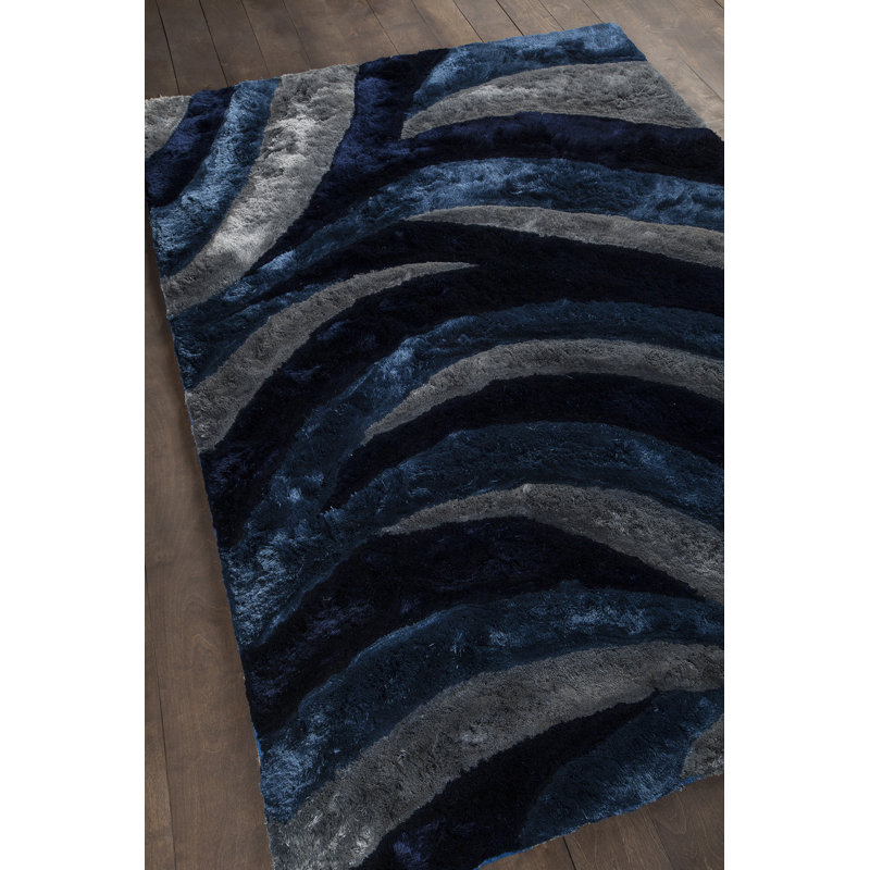 Tapis en polyester tissé à la main à motif abstrait multicolore à motif abstrait flamand, Rectangulaire 9 pi x 13 pi