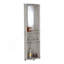 Armoire de bar de coin Chicago, support, porte en verre-24049852