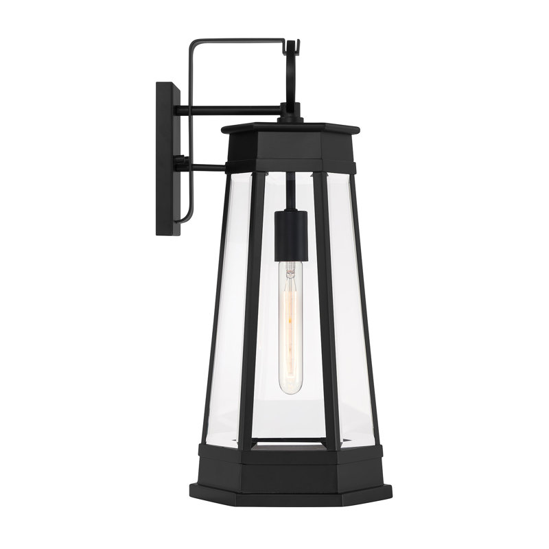 Lanterne murale d'extérieur 1 lumière Oaklawn, H 21,38 po x l 8,25 po x P 8,25 po