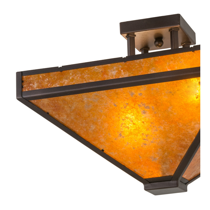 2 - Light Semi Flush Mount