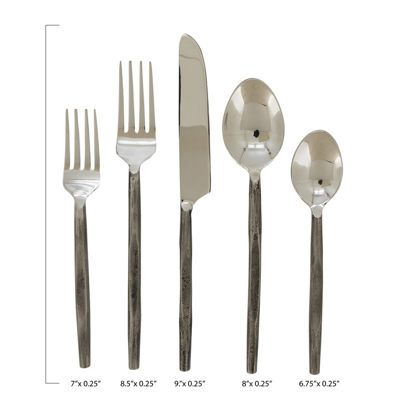 Saro Stainless Steel Flatware Set