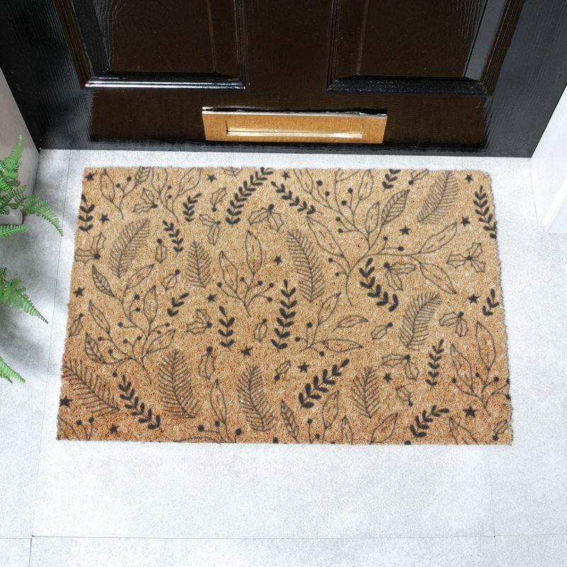Non-Slip Doormat, Black, 40cm W X 60cm L