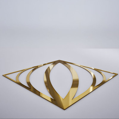 Miroir doré Otis
