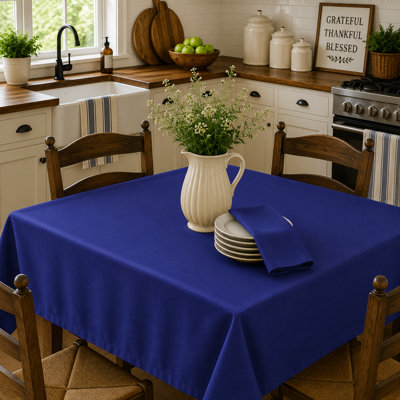 36"x36" Sq. Navy Blue Tablecloth