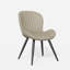 Chaise rembourrée avec pieds en métal-1742434445