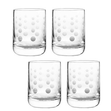 Nude Glass Caldera Crystal Long Drink Highball Glasses - 15.25 oz