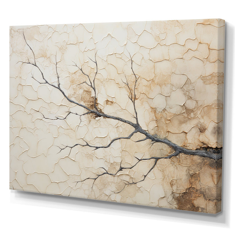 Art mural sur toile Moody Minimalisme, Toile tendue, H 24 po x l 32 po x P 1 po