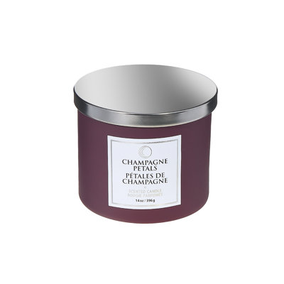 Champagne Petals Scented Jar Candle