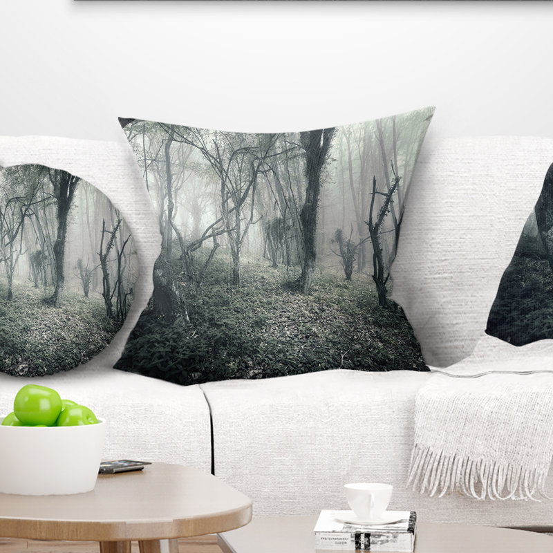 Coussin paysage, 16 po x 1 po, Coussin décoratif