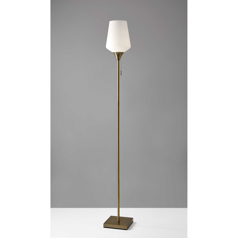 71'' Floor Lamp, Brass