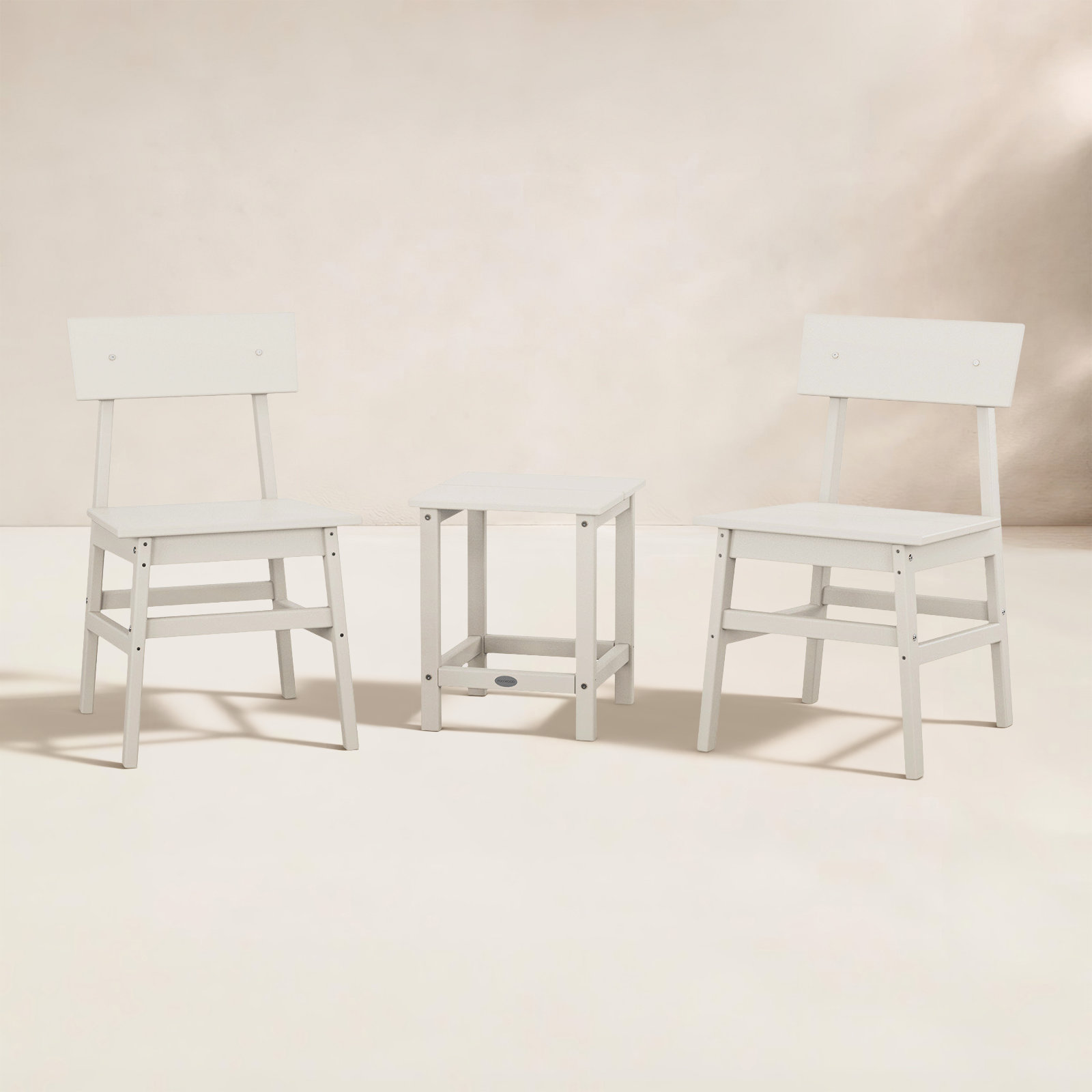 POLYWOOD® 2-Person Patio Seating Group, Sand