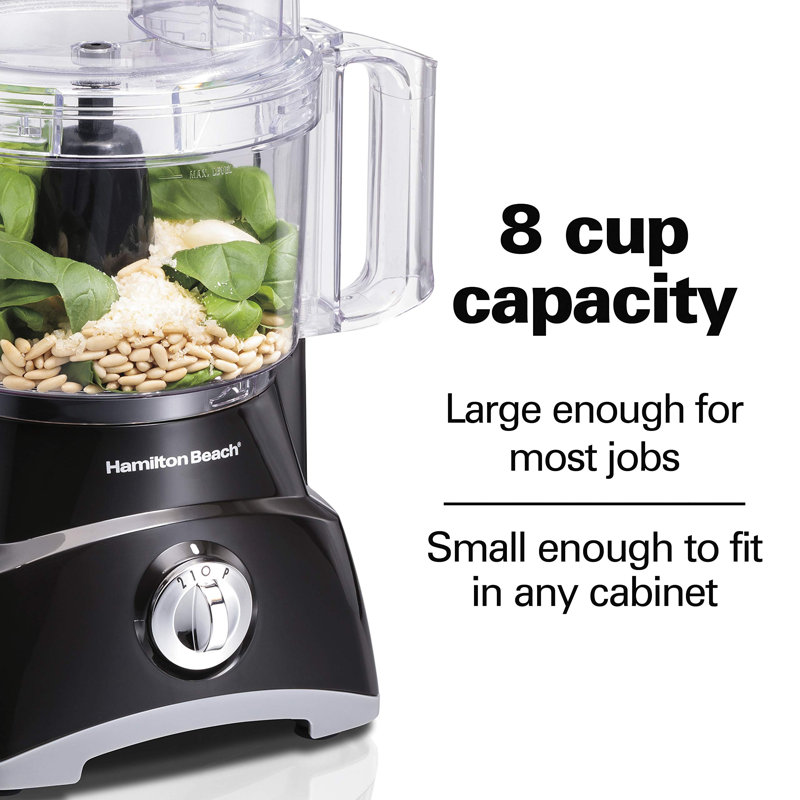 Robot culinaire 8 tasses Hamilton Beach® - noir