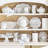 Berry & Thread Canister with Wooden Lid - Whitewash-24737420