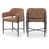 Cognac Polyester Fabric