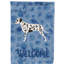 Caniche en polyester à 2 côtés 40 x 28 po standard welcome drapeau maison-957492996
