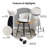 Swivel Bar Stool&Counter Stool With Curved Weaving Design-1275744523