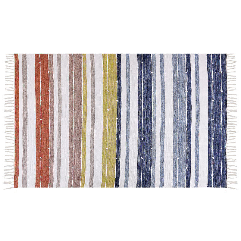 Waroona Striped Hand Woven Area Rug, Rectangle 140 x 200cm