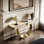 Console d'entrée de luxe de style haut de gamme