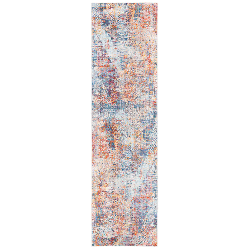 Curiel Performance Abstract Rug, Rectangle 2' x 5'