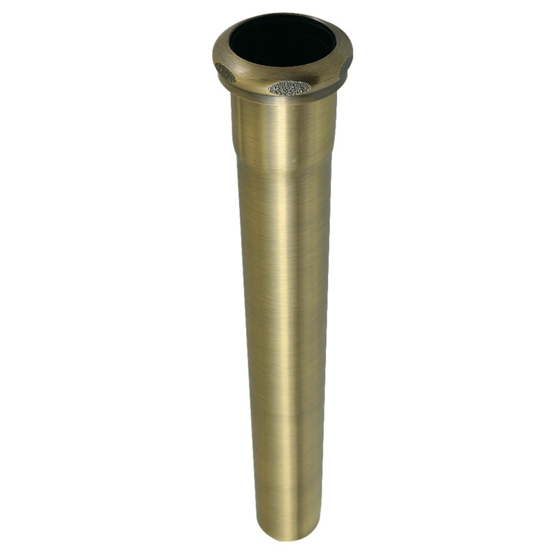 Kingston Brass Century 1-1/2" X 12" Brass Slip Joint Tailpiece Extension Tube, Antique Brass