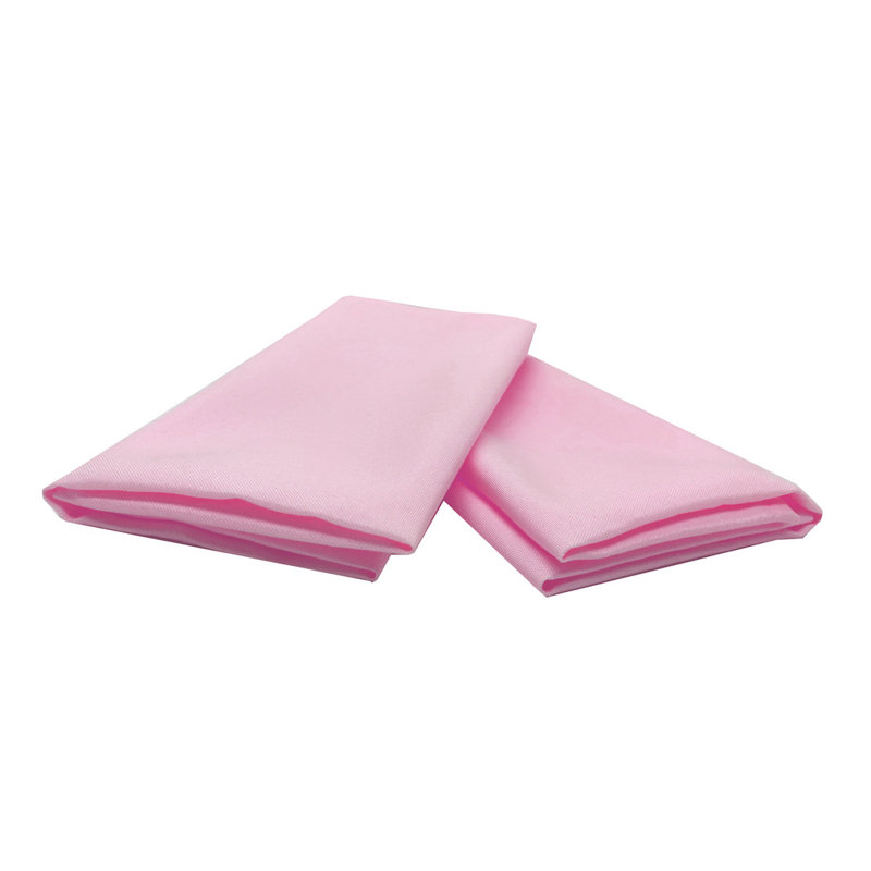 Nowayton Polyester Solid Colour Square, Light Pink
