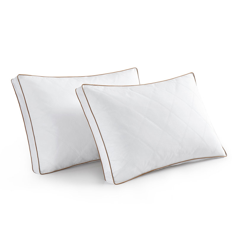 Grey Goose Down Feather Pillow (set Of 2), King