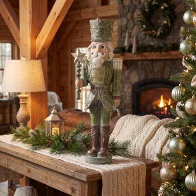 24" Resin Antique Nutcracker