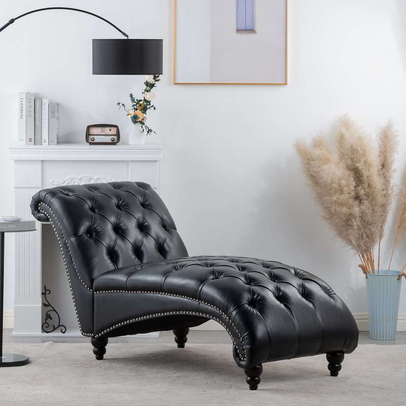 Chaise confortable avec siège profond et attrait esthétique élevé, Noir