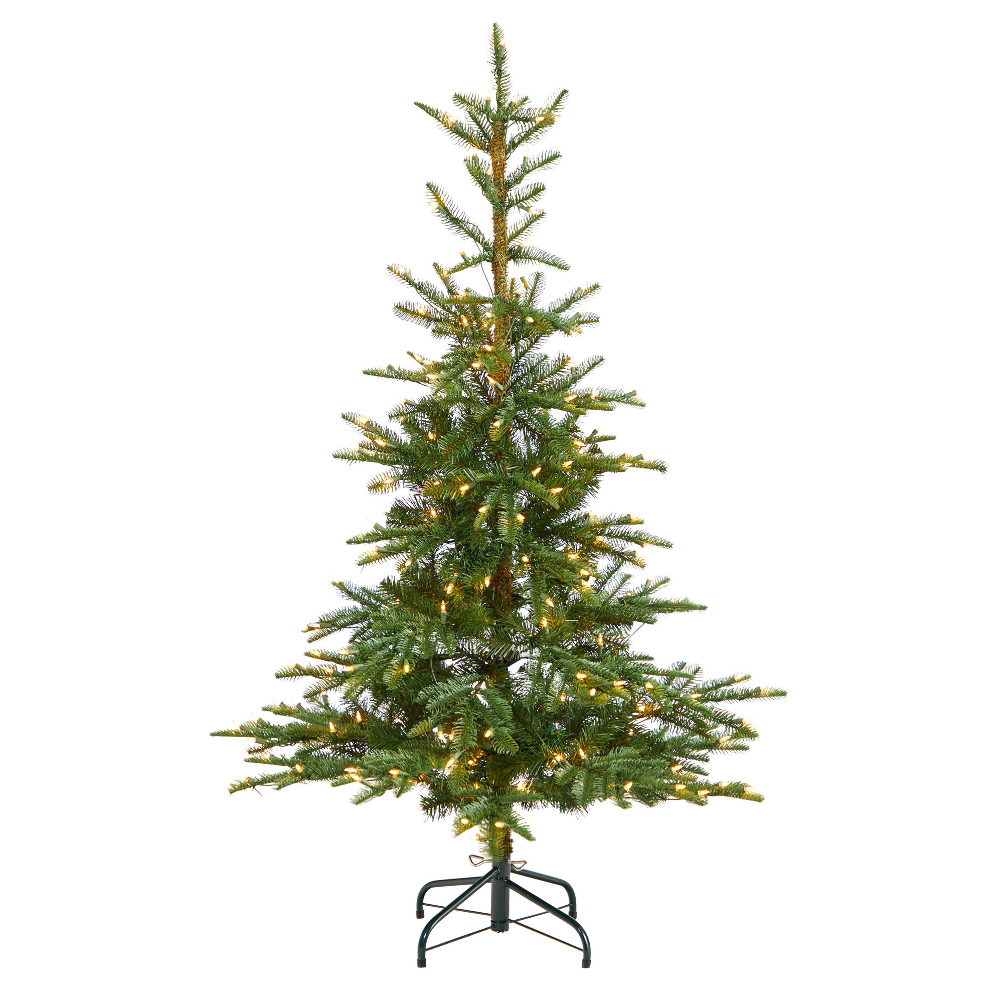 Lighted Artificial Spruce Christmas Tree, 5' H
