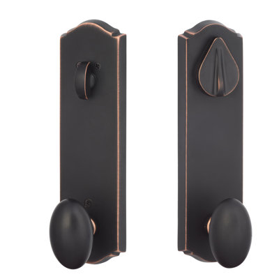 Slickrock  Entry Knob and Deadbolt, Vintage Bronze