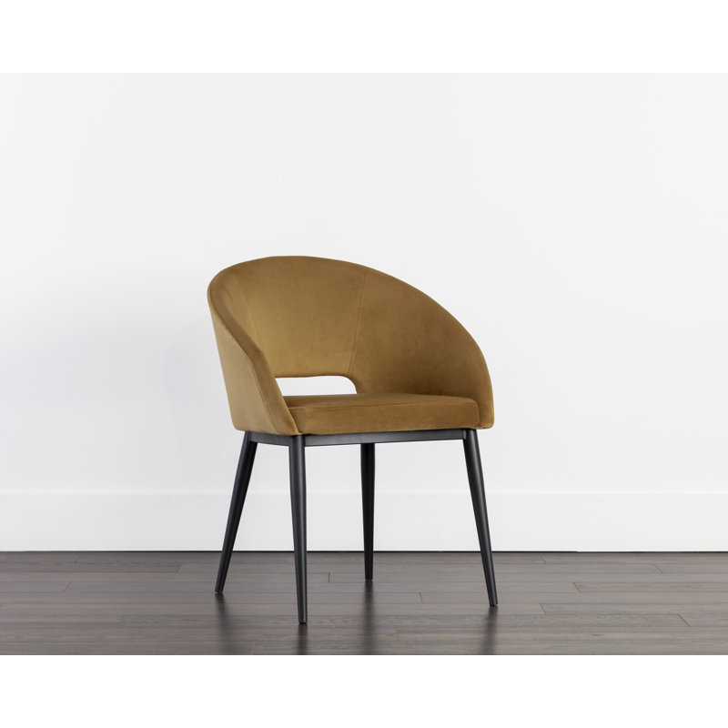 Upholstered Dining Chair, Brown