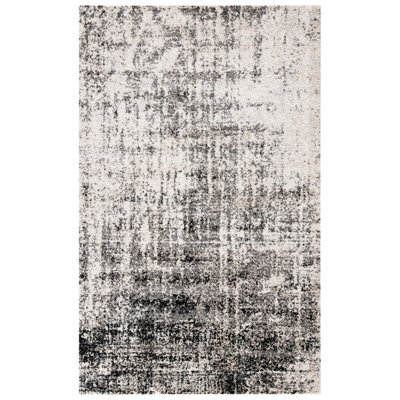 Tapis noir Riebe