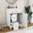 24-Inch Bathroom Vanity Cabinet with Ceramic Sink, 2 Drawers, 1 Door-1230392850