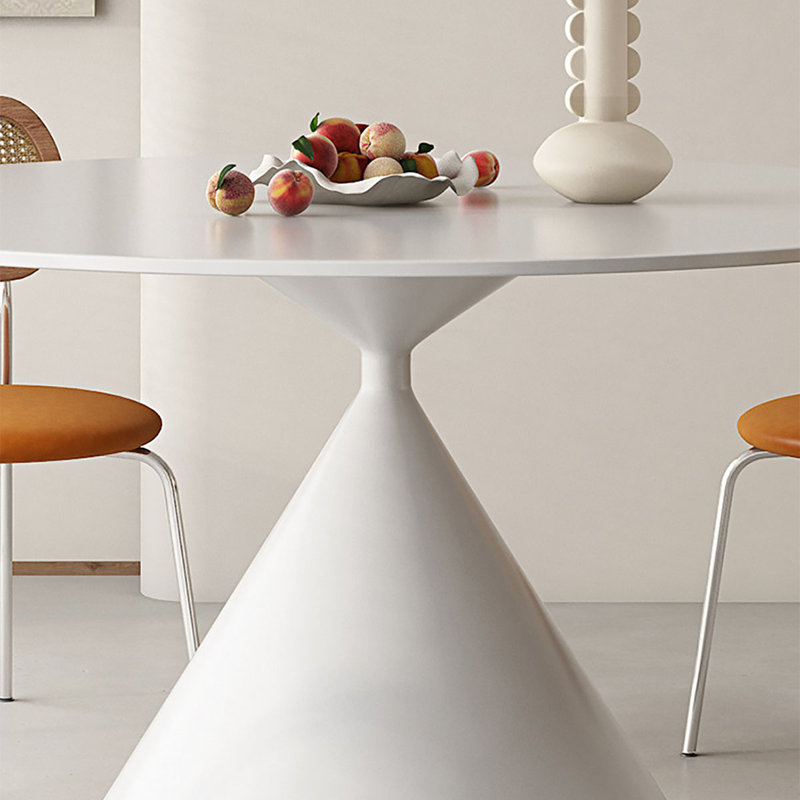 Table de table ronde italienne, H 29,1 po x L 53,1 po x l 53,1 po