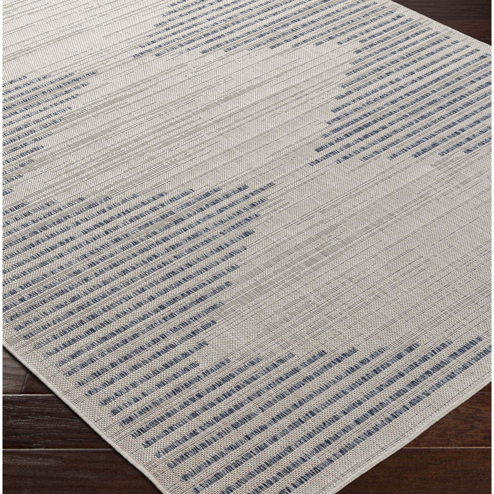 Calliah Geometric Outdoor Rug, Rectangle 9'2" x 12'