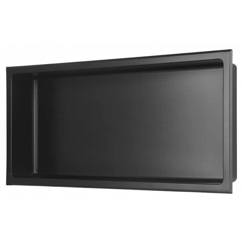 Niche pour la douche, Noir mat
