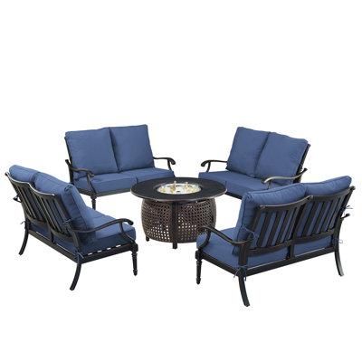 Paillere Outdoor 6 - Piece Conversation Set